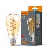LED лампа VIDEX Filament ST64FASD 5W E27 2200K дімерна бронза VL-ST64FASD-05272 фото