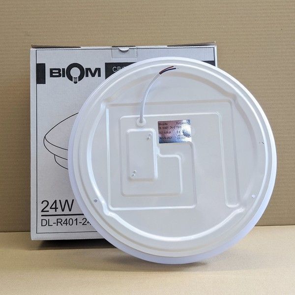 LED світильник накладний Biom 24W 6200К коло DL-R401-24-6 DL-R401-24-6 фото
