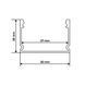 Комплект алюмінієвий профіль Biom LP20 20х30мм анодований 2м з матовим розсіювачем LP-20A+LM-20 фото 3