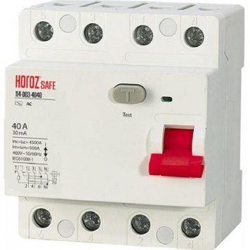 Диференціальний автомат "SAFE" 40 А 4P 114-003-4040-010 фото