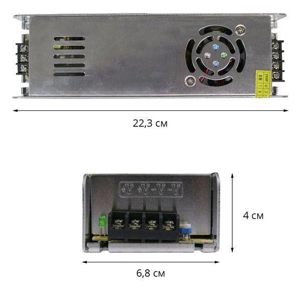 Блок питания Biom 360W 12V 30A IP20 STR-360-12 STR-360-12 фото