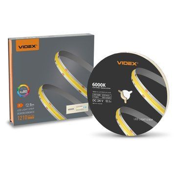 LED стрічка VIDEX COB DC24V 55W 5M 6000K Ra80 IP20 VL-LSTCB320-24116-B5) VL-LSTCB320-24116-B5 фото
