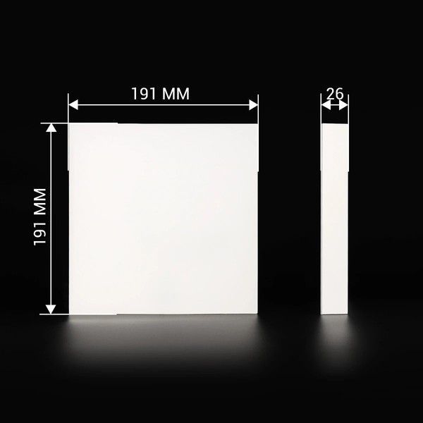 LED світильник накладний Biom 24W 5000K IP40 квадратний білий (NL-1-S24-W-5) NL-1-S24-W-5 фото