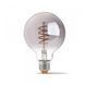 LED лампа VIDEX Filament G95FGD 4W E27 2100K домерная графит VL-G95FGD-04272 фото 2
