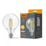 LED лампа VIDEX Filament G95FD 7W E27 4100K дімерна VL-G95FD-07274 фото
