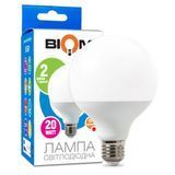 Світлодіодна лампа Biom BT-591 20W G95 E27 4500K Економ BT-591 фото