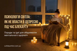 Психологія світла: як не впасти в депресію під час блекауту фото