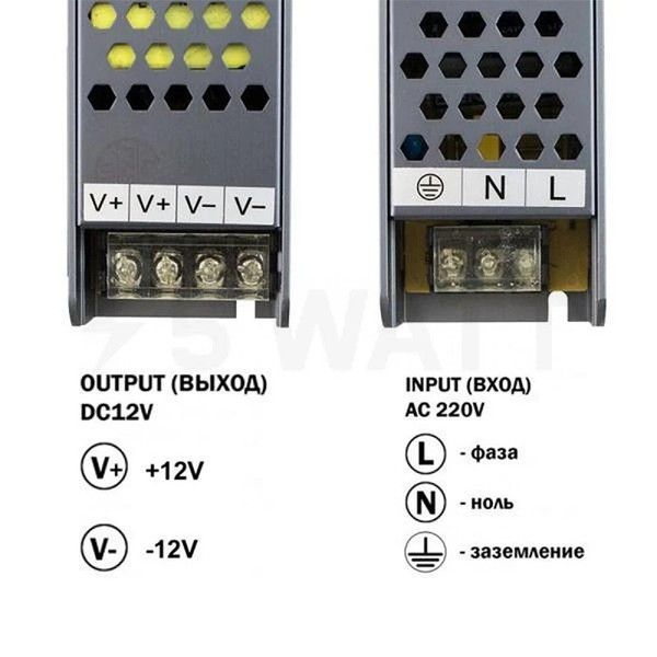 Блок питания Biom Professional 300W 12V 25A IP20 (BPU-301) Slim BPU-301 фото