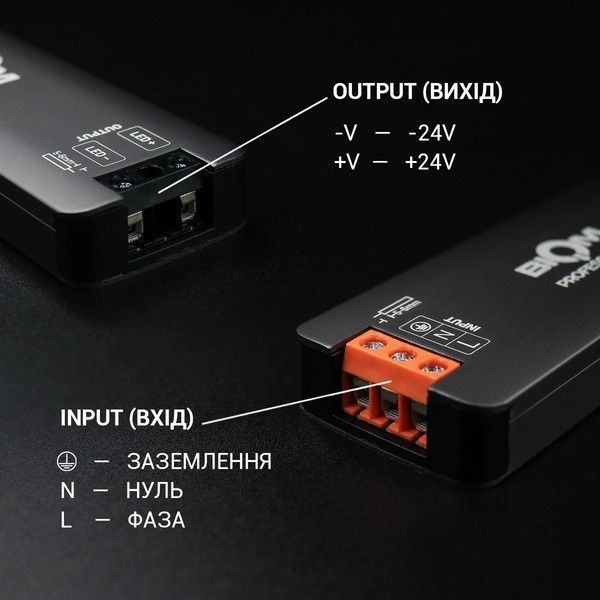 Блок живлення BIOM Professional NANO BPTH 100W 24V IP44 BPTH-24-100 фото