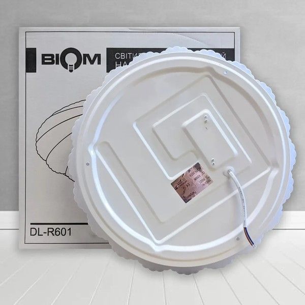 LED світильник накладний Biom 18W 6200К форма квітки DL-R601-18-6 DL-R601-18-6 фото