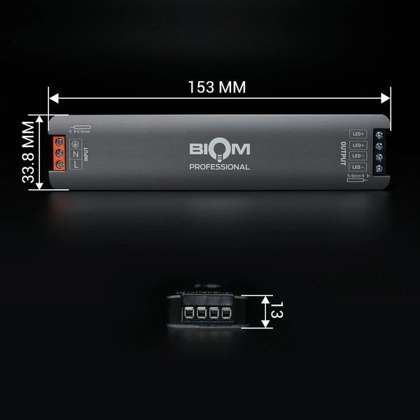 Блок питания BIOM Professional NANO BPTH 150W 24V IP44 BPTH-24-150 фото