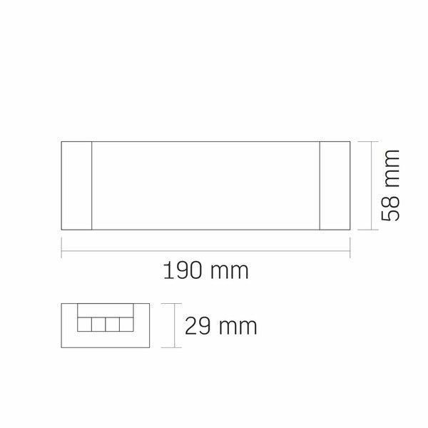 Блок живлення для LED стрічки VIDEX DC24V 8.34A 200W IP20 (VL-LST-P200-24V) VL-LST-P200-24V фото